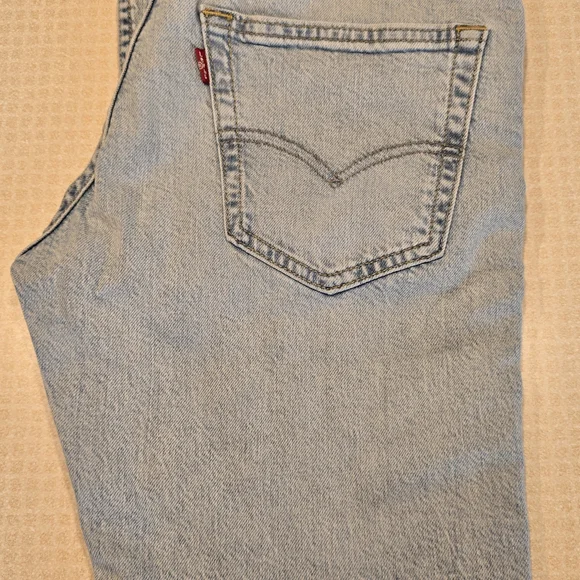 Levi's 527 Boot Cut Men's Light Wash Blue Jeans 28 X 30 - Picture 2 of 6